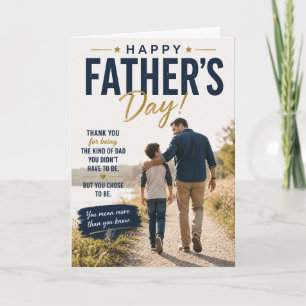 Step Dad Father's Day Card
