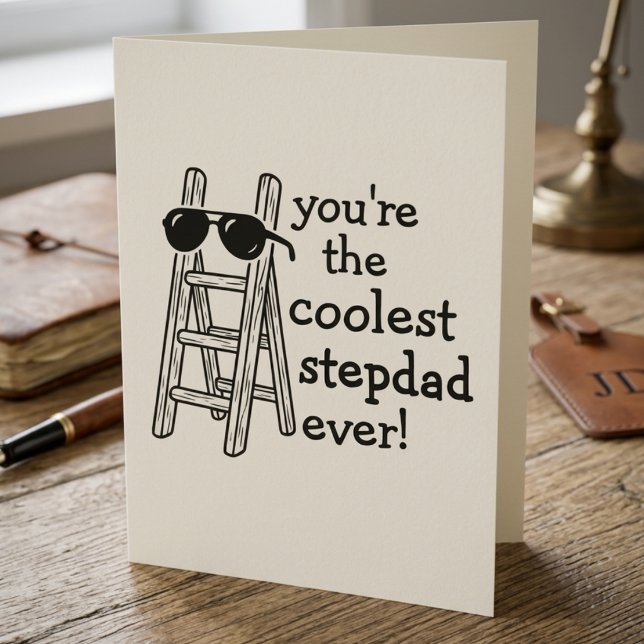 Step Dad Fathers Day Pun Card (Creator Uploaded)