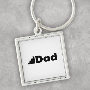 Step Dad Key Ring