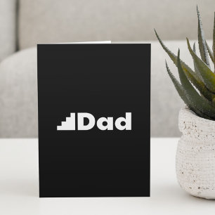 Step Dad Logo Holiday Card