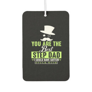 Step Dad Lover for Fathers Day Car Air Freshener