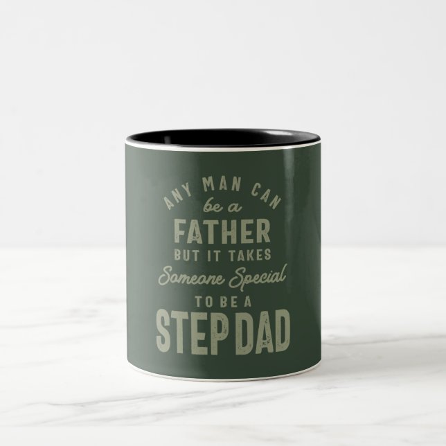 Step Dad - The Special One - Father's Day Two-Tone Coffee Mug (Center)