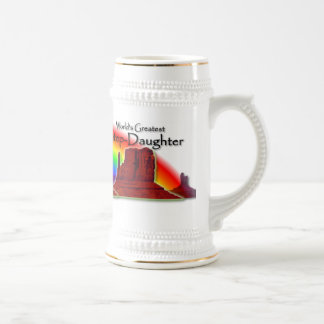 Step-Daughter's Loving Hands Rainbow Stein