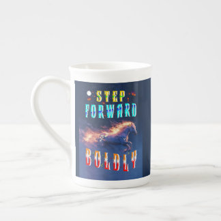 Step Forward Boldly Bone China Mug