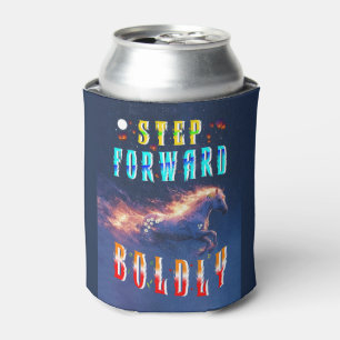 Step Forward Boldly Can Cooler