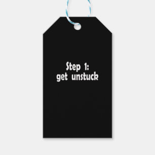 Step Get Unstuck Inspiration Ship Stuck Motivation Gift Tags