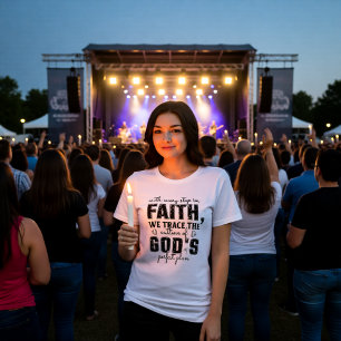 Step in Faith God's Perfect Plan Tri-Blend Shirt