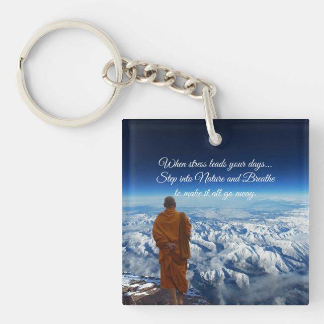 Step into nature key ring (Front)