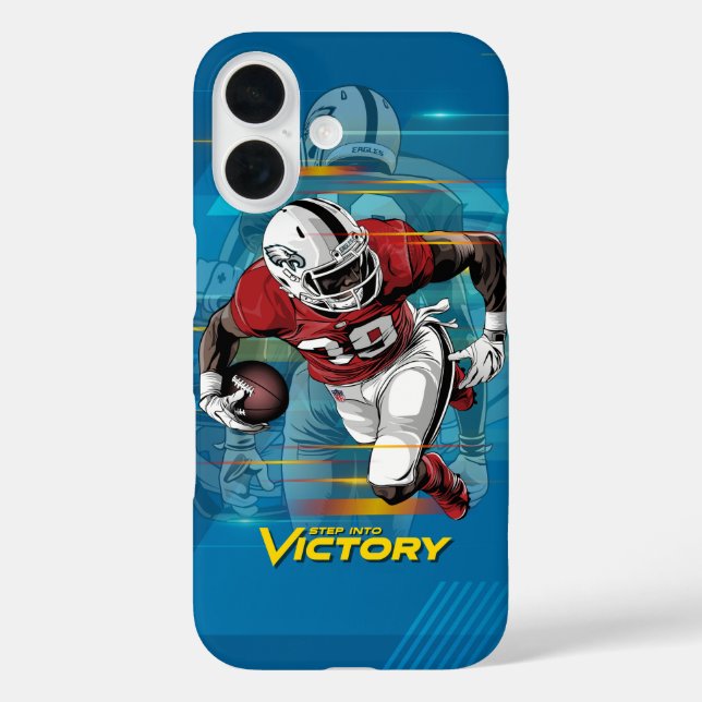 Step into Victory American Football |  Case-Mate iPhone Case (Back)