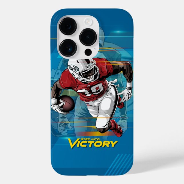 Step into Victory American Football |  Case-Mate iPhone Case (Back)