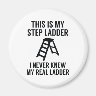 Step Ladder Magnet