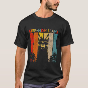 Step Mom Llama Lover For Mens Womens T-Shirt