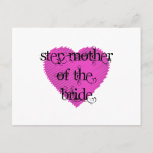Step Mother of the Bride Postcard