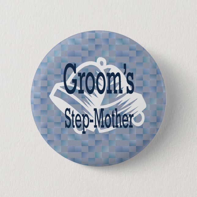 Step-Mother Of The Groom Button (Front)