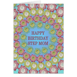 Step Mum Birthday Crochet Flowers