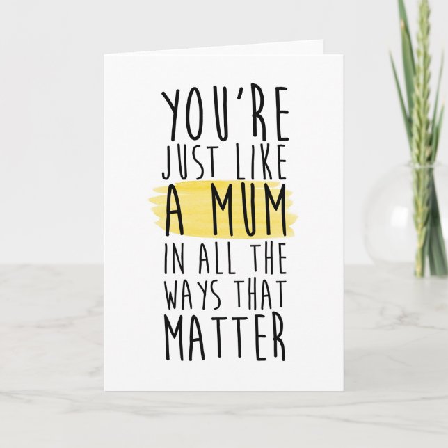 step mum mother's day card (Front)
