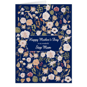 Step Mum Mothers Day Scattered Flowers