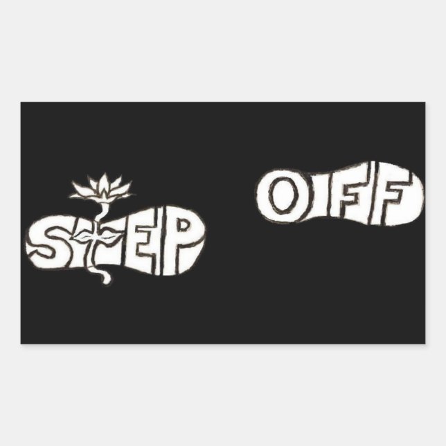 "Step Off" Stickers (Front)