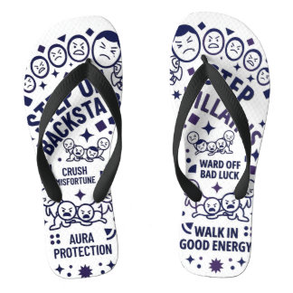 Step On Backstabbers | Step On Villains Set Jandals