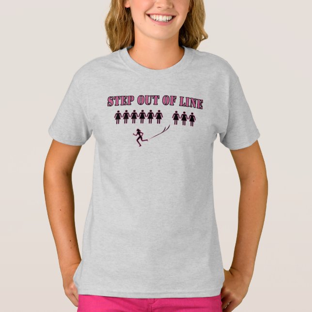 Step Out of Line t-shirt (Front)