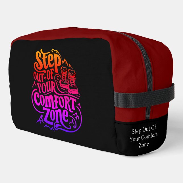 Step Out of Your Comfort Zone Dopp Kit (Left Corner)