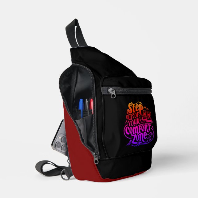 Step Out of Your Comfort Zone Sling Bag (Open)