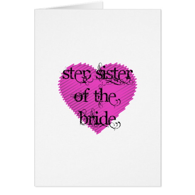 Step Sister of the Bride (Front)