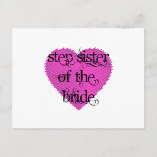 Step Sister of the Bride Postcard