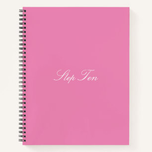‘Step Ten’ Notebook
