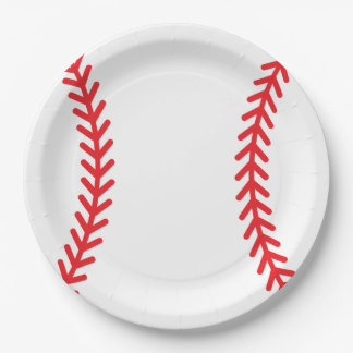 Step to the Plate! Baseball themed plates
