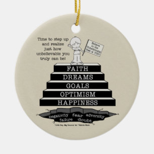 Step Up Ceramic Tree Decoration