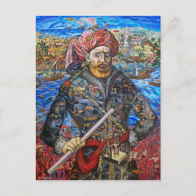 Stepan Razin Charming letters Original Postcard (Front)