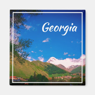 Stepantsminda Kazbegi Georgia Gergeti Caucuses Magnet