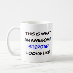 stepdad, awesome coffee mug