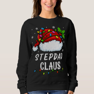 STEPDAD CLAUS Matching Family Christmas Outfit Sweatshirt
