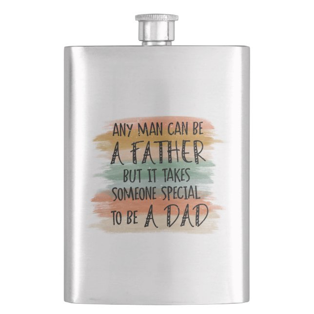 Stepdad Father's Day Gift | Special Dad Hip Flask (Front)
