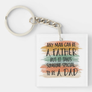 Stepdad Father's Day Gift Special Dad Key Ring