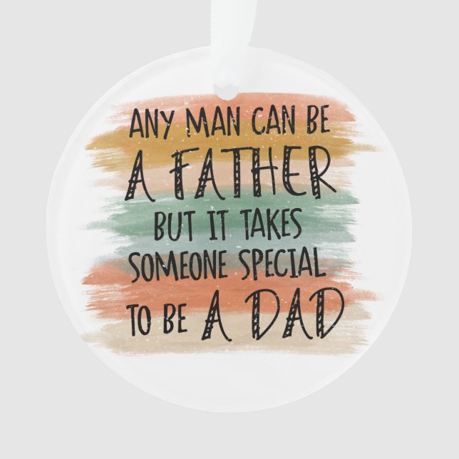 Stepdad Father's Day Gift | Special Dad Ornament (Front)