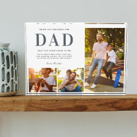 Stepdad Stepfather Quote | Three Photo Collage 