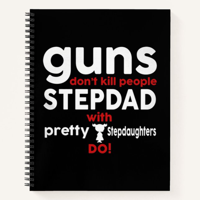 Stepdad With Pretty Stepdaughter Notebook (Front)