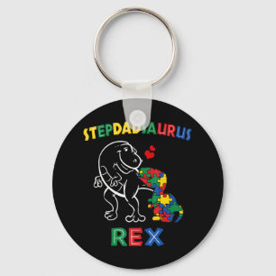Stepdadrsaurus Rex - Perfect for stepfather who ha Key Ring