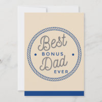 Stepfather fathers day cards Stepdad Typography