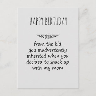 Stepfather Gift Postcard