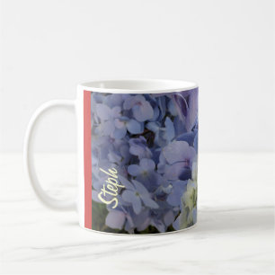 Steph Hydrangeas Mug #2 with Customisable Name