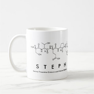 Steph peptide name mug