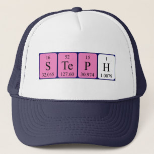 Steph periodic table name hat