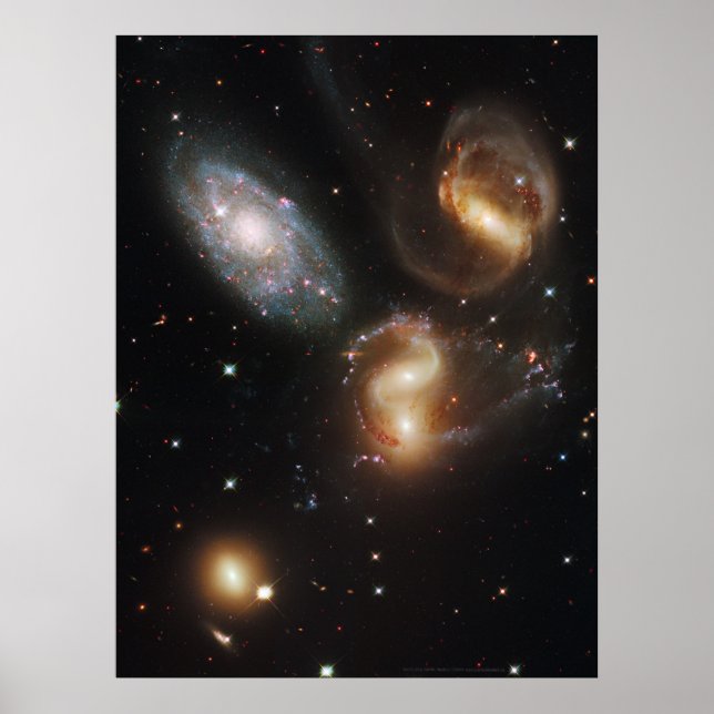 Stephan's Quintet 18x24 (20x23) Poster (Front)