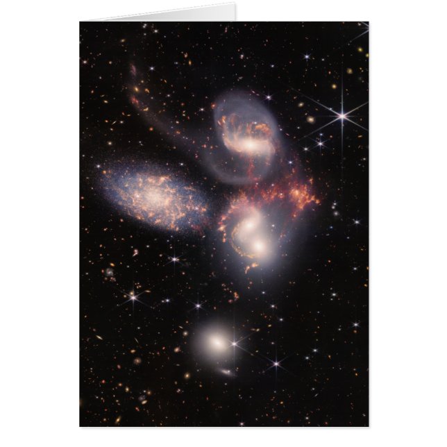 Stephan's Quintet 5 Galaxies Deep Field James Webb (Front)