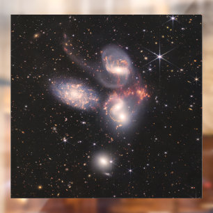 Stephan's Quintet 5 Galaxies Deep Field James Webb