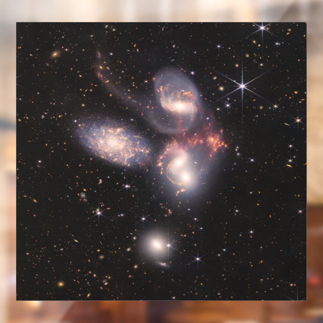 Stephan's Quintet 5 Galaxies Deep Field James Webb (Sheet 2)